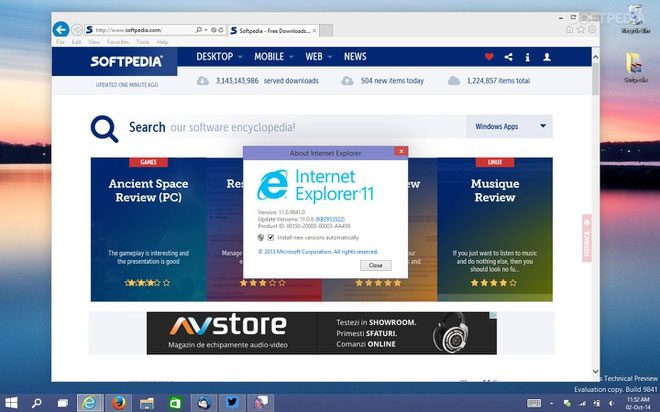 Internet Explorer 11 on Windows 10 will stop working from June 2022.