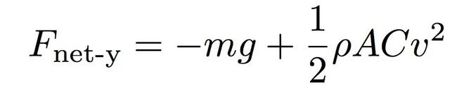 Force equation.