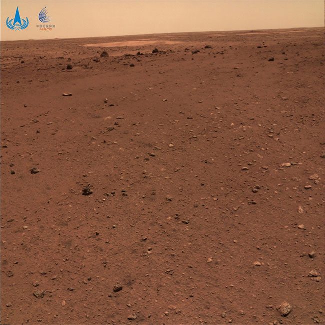 Martian landscape.
