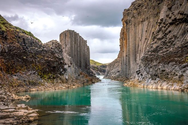 Basalt is a type of volcanic rock formed from molten magma