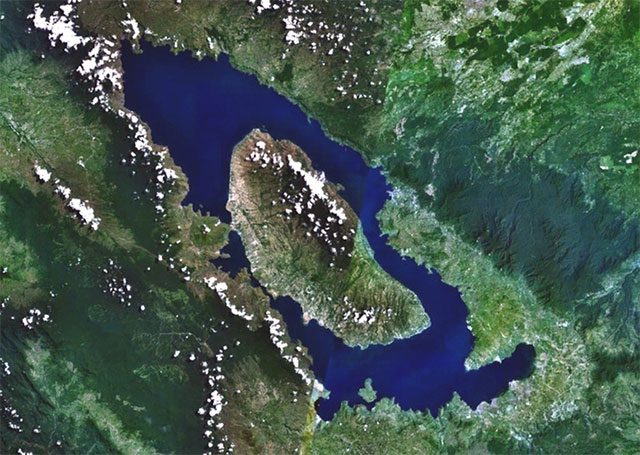 Lake Toba in Indonesia is actually a supervolcano that caused a halt in human reproduction