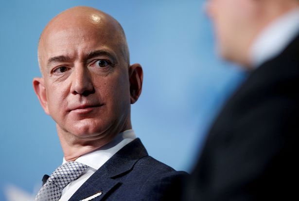 Bezos is competing in the space race with Elon Musk.