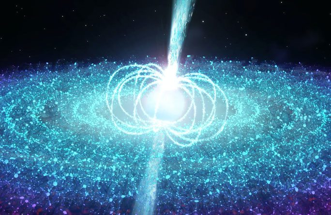 Neutron star, a powerful "cosmic zombie"