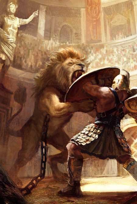 The audience at the Roman arena greatly enjoyed witnessing bloodshed.