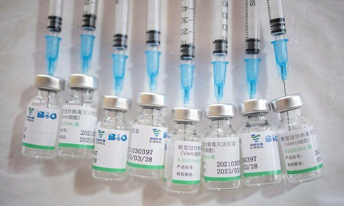Sinopharm vaccine used in Serbia on May 4.