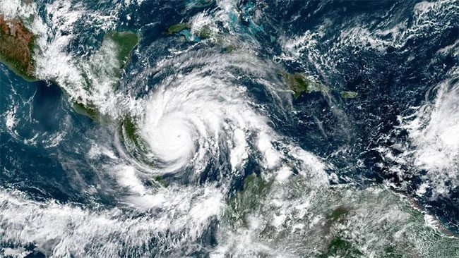 Hurricane Iota, a strong storm of 2020.
