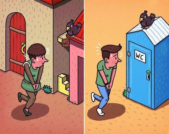 Outdoor toilets