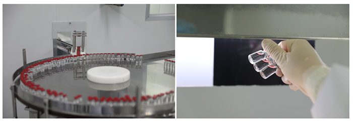 Unlabeled vaccine vials will be carefully inspected by staff.