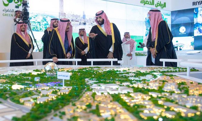 The Green Riyadh mega-project has an investment of up to 11 billion USD.
