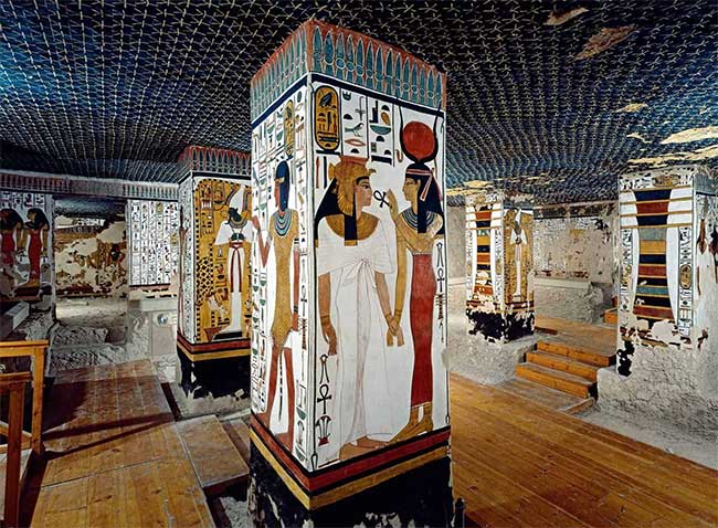 Experts have discovered nearly 100 tombs in the Valley of the Queens.