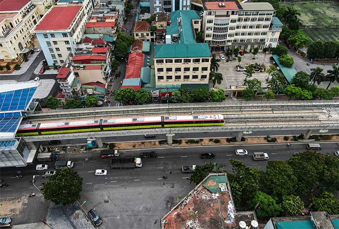 Train testing over a distance of 8.5 km