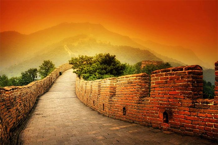 The Great Wall of China is very famous.