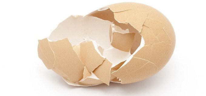 Hydroxyapatite (HA) synthesized from eggshells.