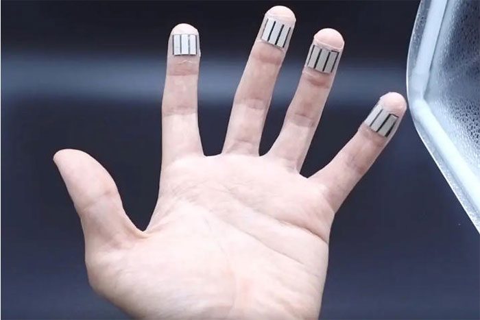 Fingertips are the perfect location to place microchip strips.