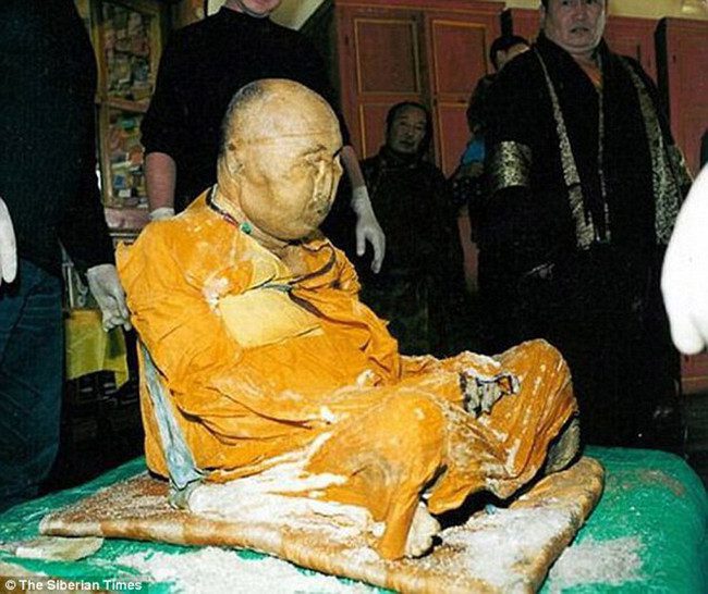 The mummified body of Lama Dashi Dorzho remains a mystery to science.