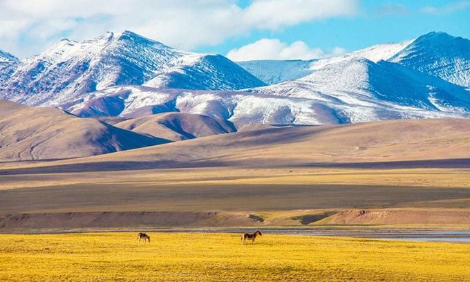 The Tibetan Plateau is known as "the roof of the world."