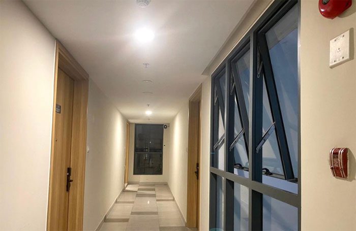 Apartment hallway
