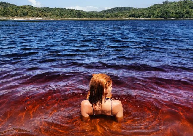 Coca Cola colored water