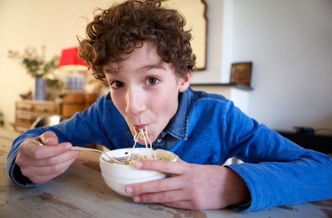 Slurping actually makes food taste better.