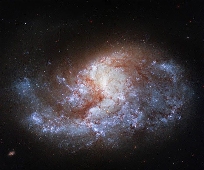 Latest updated image of galaxy NGC 1385 captured by Hubble.