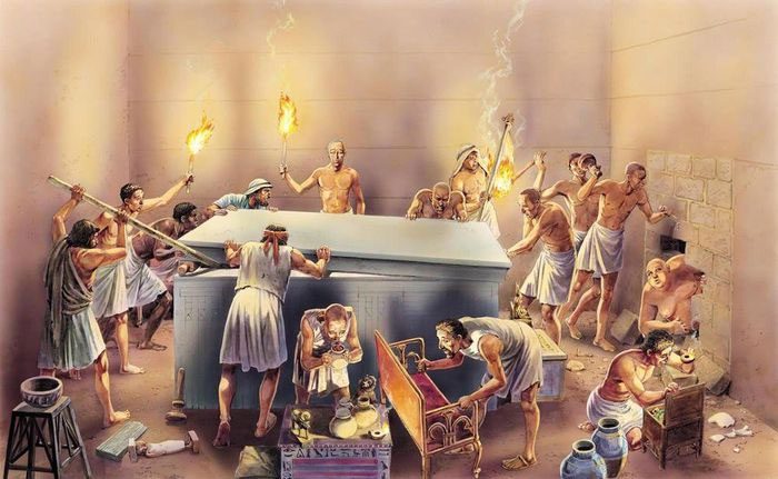 Many ancient tombs also contain ammonia, formaldehyde, and H2S gas.