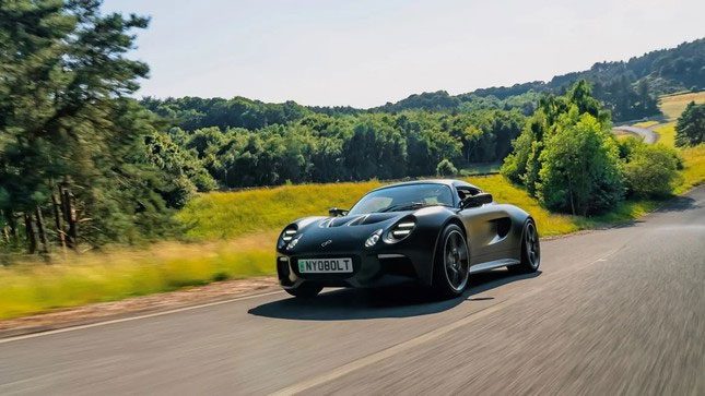 Nyobolt's sports car testing the new ultra-fast charging battery.