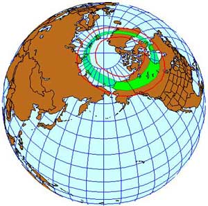 The International Date Line runs along the 180th meridian and does not pass through any country