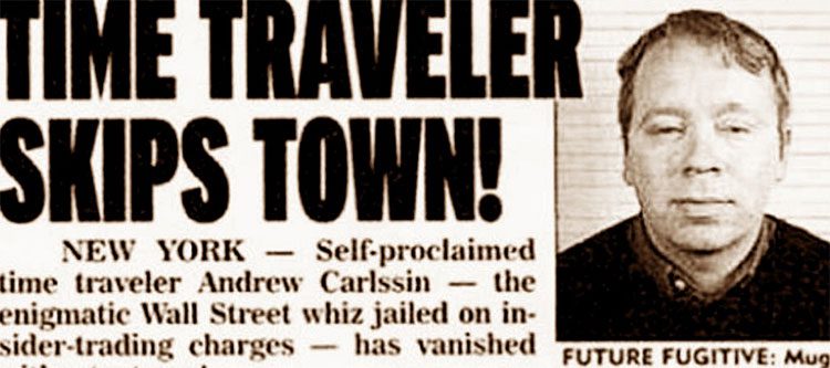 Article about Andrew Carlssin, a man from the year 2256.