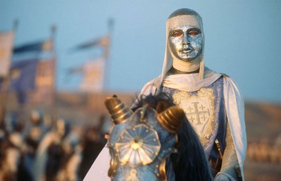 Baldwin IV - the great leper king of Jerusalem (scene from the movie Kingdom of Heaven)