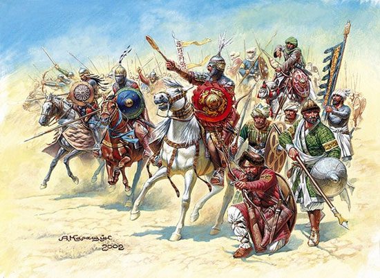 26,000 Saracen soldiers march toward Jerusalem...