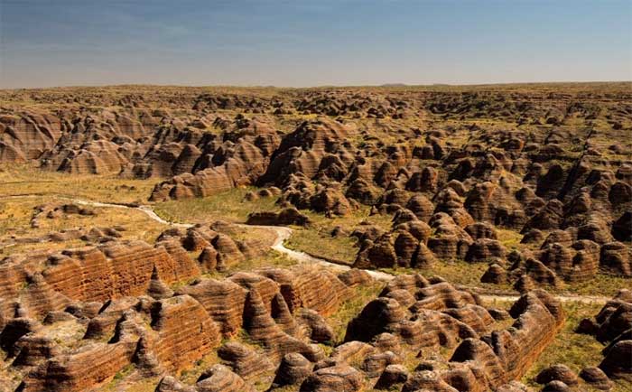 The most popular area of Purnululu National Park is the Bungle Bungles.