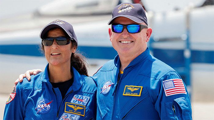 Astronauts Butch Wilmore and Suni Williams.