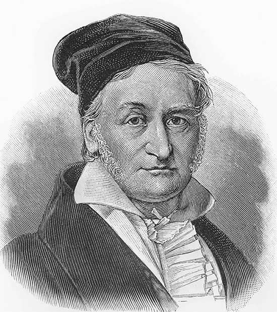 Gauss was a very individualistic person who liked to chart his own course.