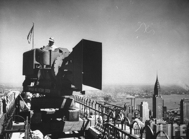 Production of the Chrysler Air Raid Siren ceased in 1957.