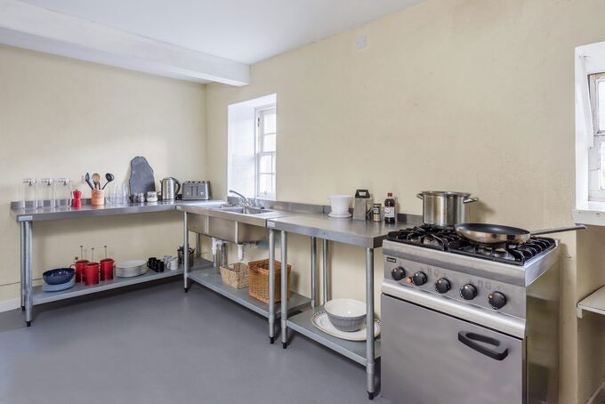 Spacious, simple yet fully equipped house with a dedicated staff.