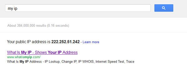 Find Your IP Address