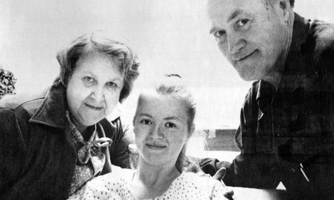 Jean Hilliard (center) returning to normal life after the accident.