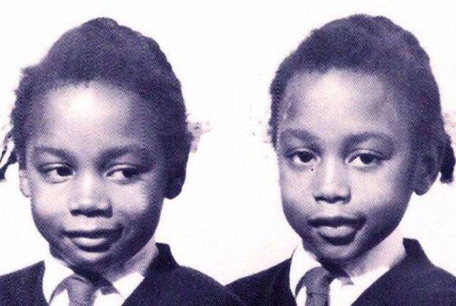 "The Silent Twins" June and Jennifer Gibbons in elementary school.