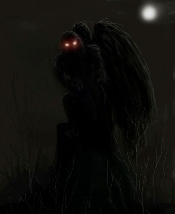 Mothman is described as a humanoid creature with wings.