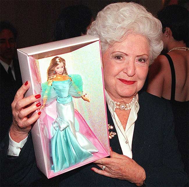 Ruth Handler, the creator of the globally famous Barbie doll.