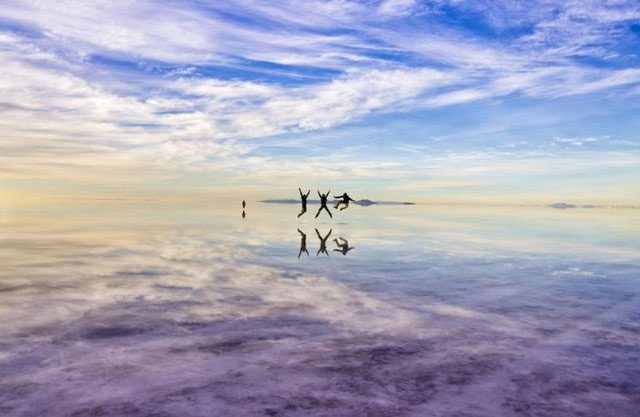 Salar de Uyuni, the largest salt flat in the world