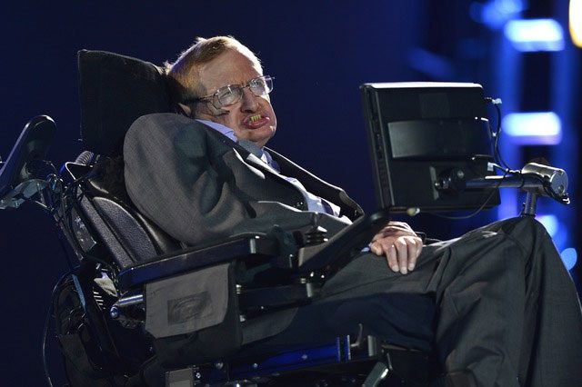 Brilliant physicist Stephen William Hawking.