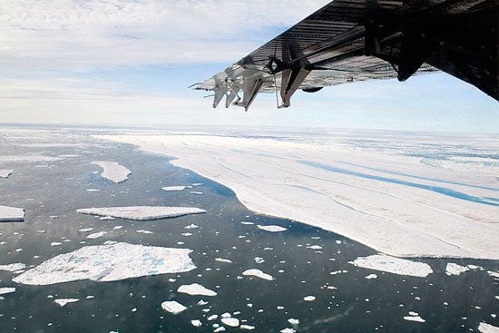 Scientists believe that the Ward Hunt ice shelf broke apart around 1,400 years ago. (Photo: AP)