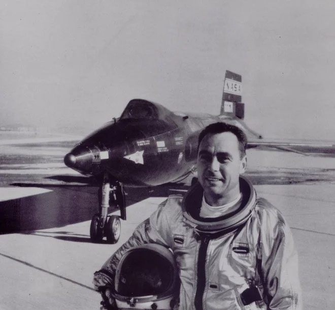 William J. Knight - the pilot of the X-15 who achieved a speed record that remains unbroken after 55 years.