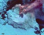 active volcano in the delta region 1800