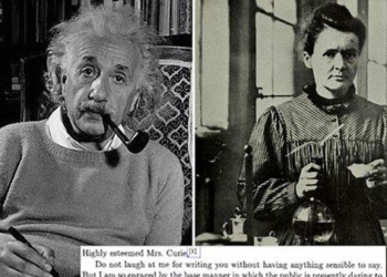 albert einstein wrote what in the letter to marie curie in 1911 138242