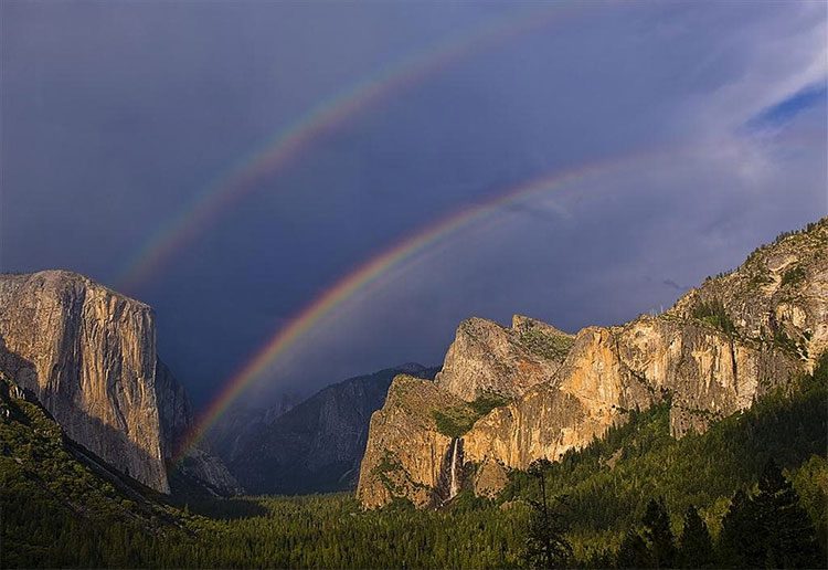 Rainbow after rain