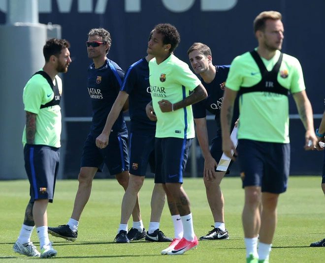 Messi and Neymar duo when they were at Barcelona