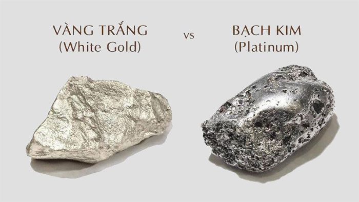 Platinum is not white gold.