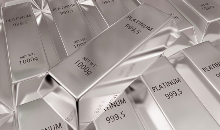 Platinum is found in many parts of the world